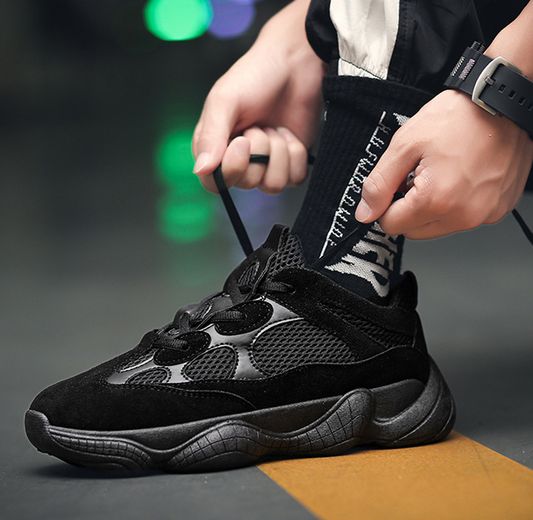 CUBICS Yezy 500 Trainers - Black