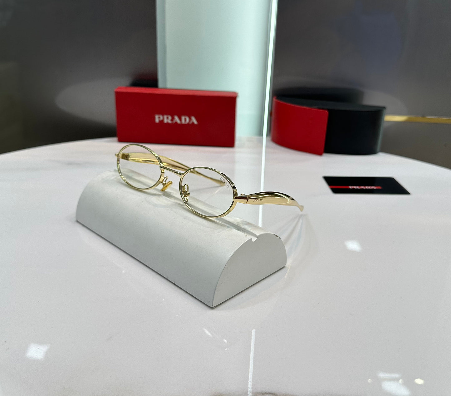 Prad a 5002 Gold Glass Ultimate Luxury Shade With Original Packaging
