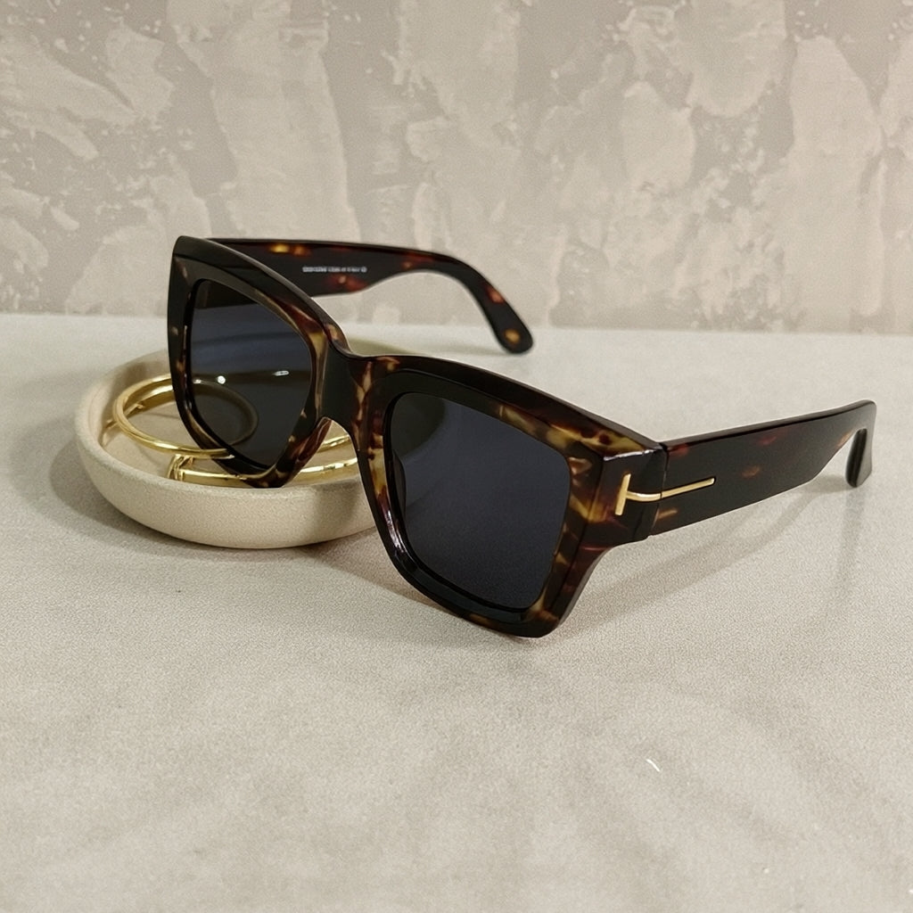 Tom Fo rd 4184 Tiger Black Ultimate Luxury Shade With Original Packaging