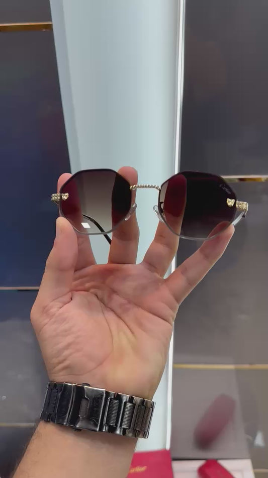 Cartie r Brown 3553 Ultimate Luxury Shade With Original Packaging