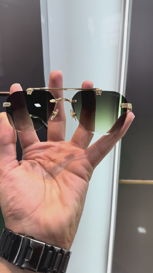 Ver sace 015 Green Ultimate Luxury Shade With Origin al Packaging