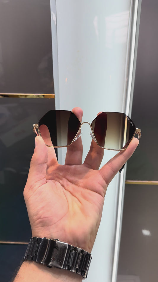 MIUMIU 653 Brown Ultimate Luxury Shade With Original Packaging